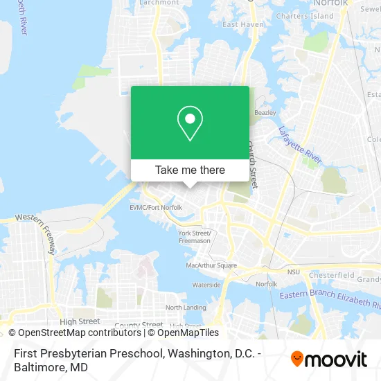 First Presbyterian Preschool map