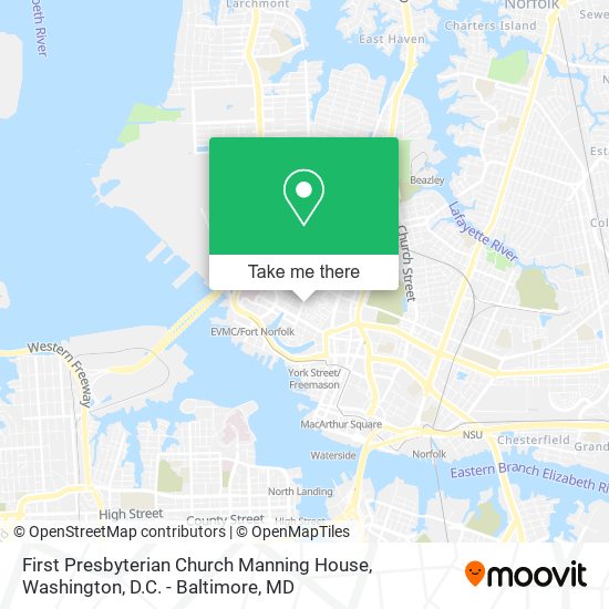 Mapa de First Presbyterian Church Manning House