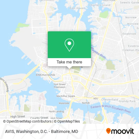 AVIS map