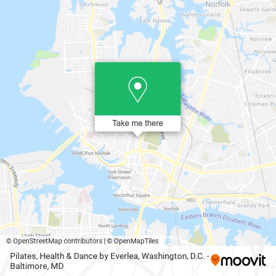Pilates, Health & Dance by Everlea map