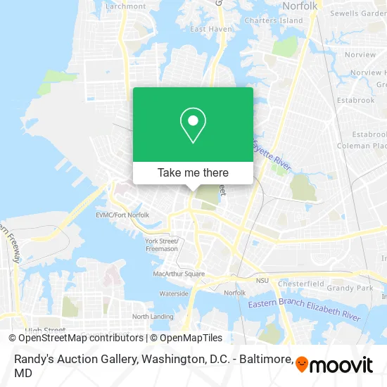 Randy's Auction Gallery map