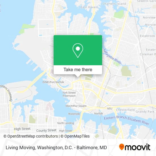 Living Moving map