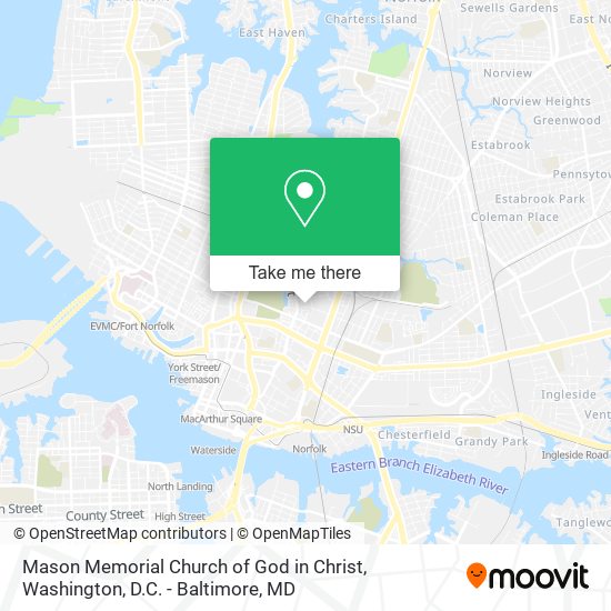 Mason Memorial Church of God in Christ map