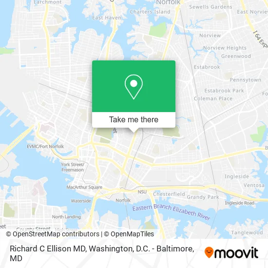 Mapa de Richard C Ellison MD