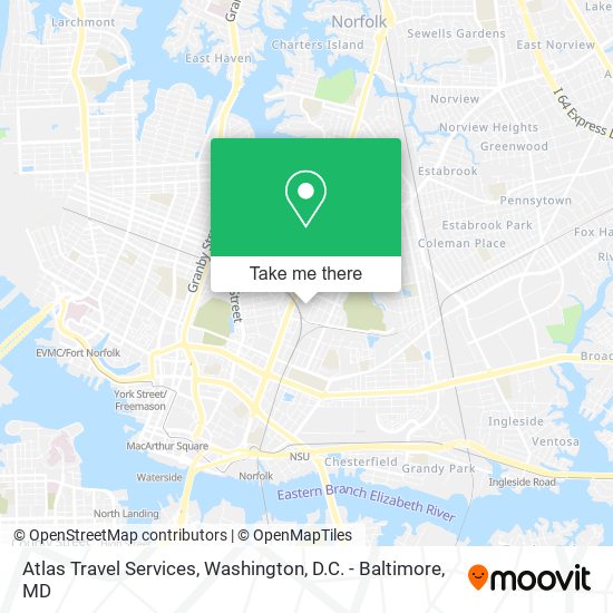 Mapa de Atlas Travel Services