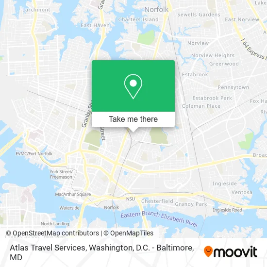 Atlas Travel Services map