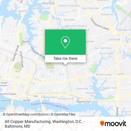 All Copper Manufacturing map