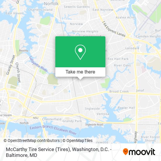 McCarthy Tire Service (Tires) map