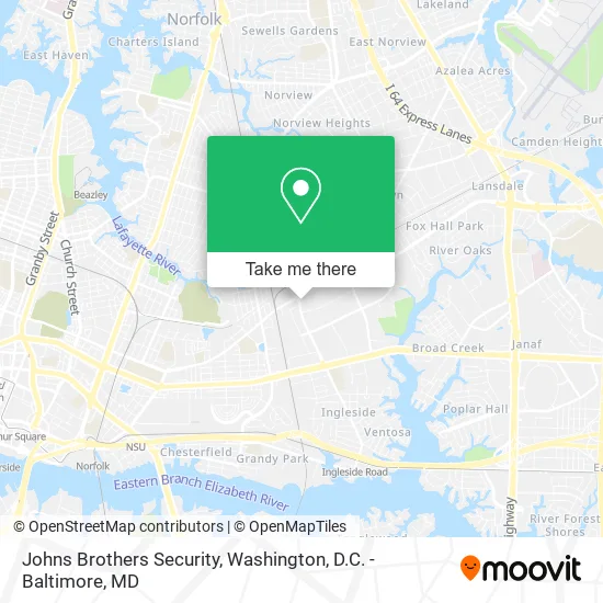 Johns Brothers Security map