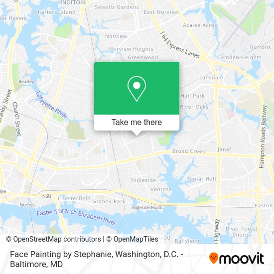 Face Painting by Stephanie map