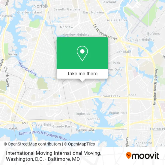 International Moving International Moving map