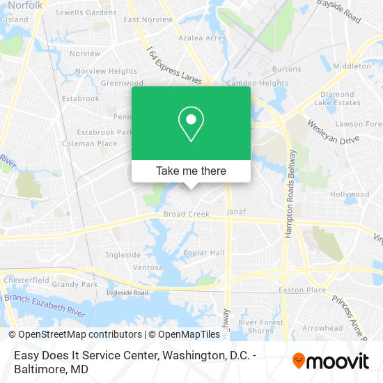 Easy Does It Service Center map