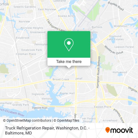 Mapa de Truck Refrigeration Repair