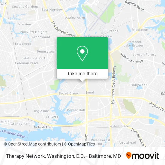Mapa de Therapy Network