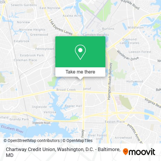 Chartway Credit Union map