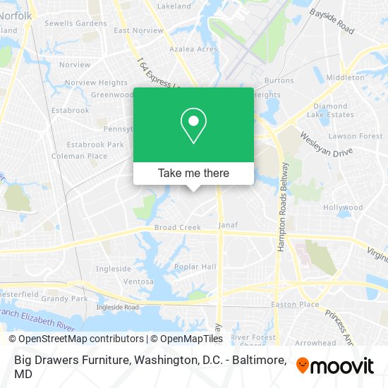 Big Drawers Furniture map