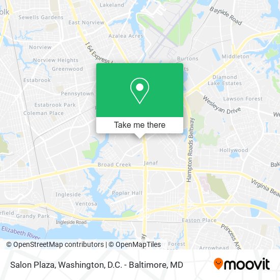 Salon Plaza map