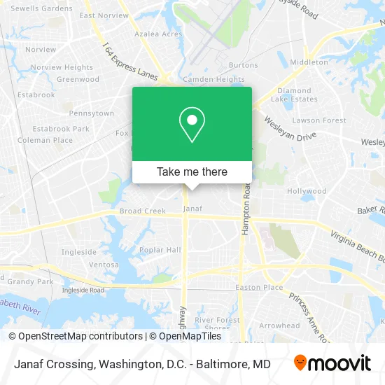 Mapa de Janaf Crossing