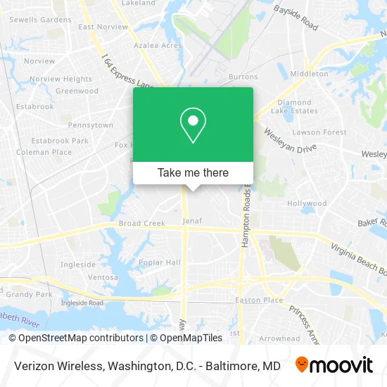 Verizon Wireless map