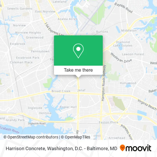 Harrison Concrete map