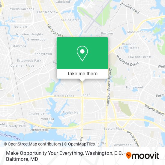 Mapa de Make Opportunity Your Everything
