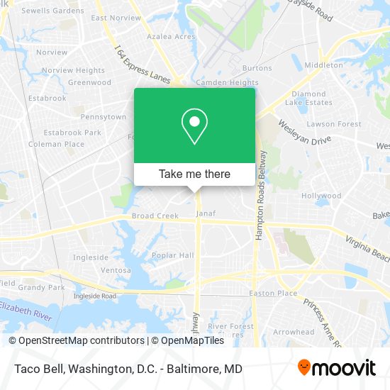 Taco Bell map