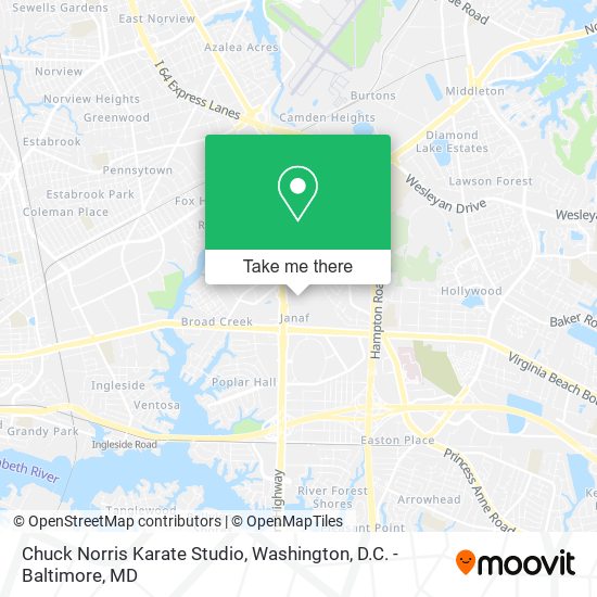 Mapa de Chuck Norris Karate Studio