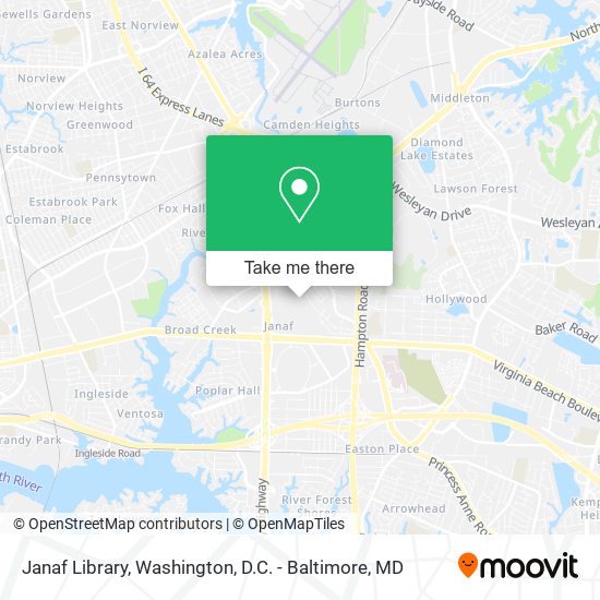 Janaf Library map