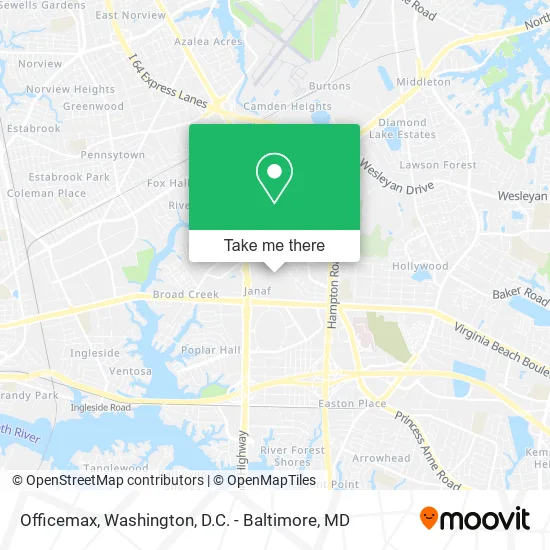 Officemax map