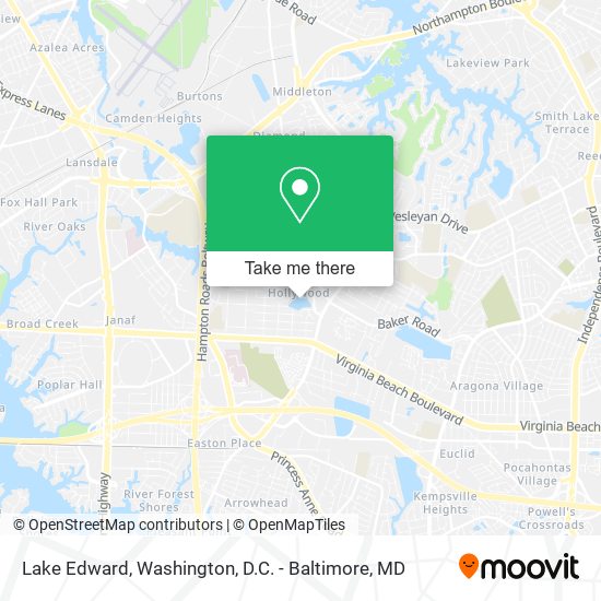 Mapa de Lake Edward