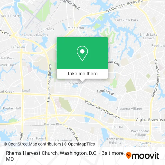 Rhema Harvest Church map
