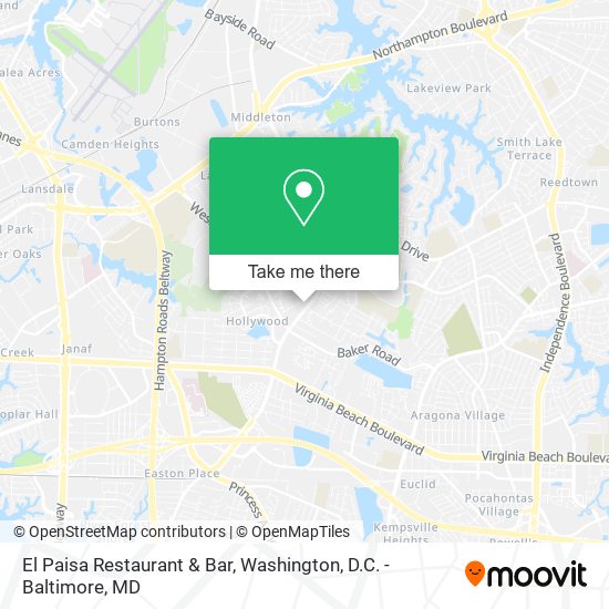 El Paisa Restaurant & Bar map