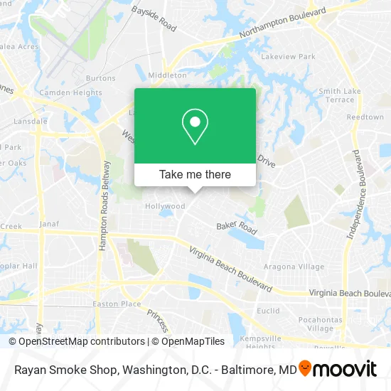 Mapa de Rayan Smoke Shop
