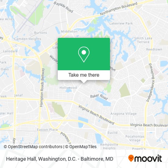 Heritage Hall map