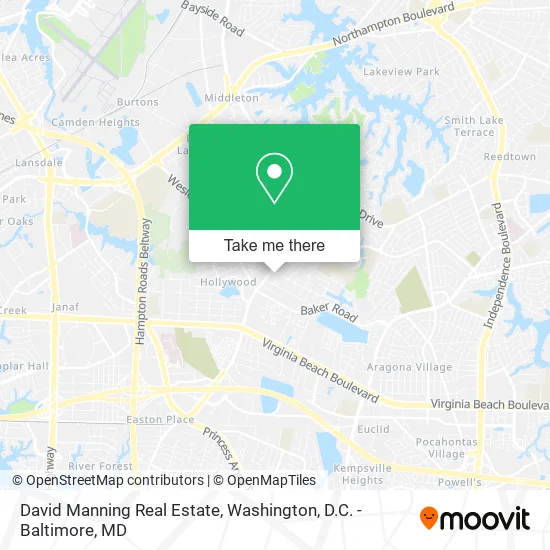 David Manning Real Estate map