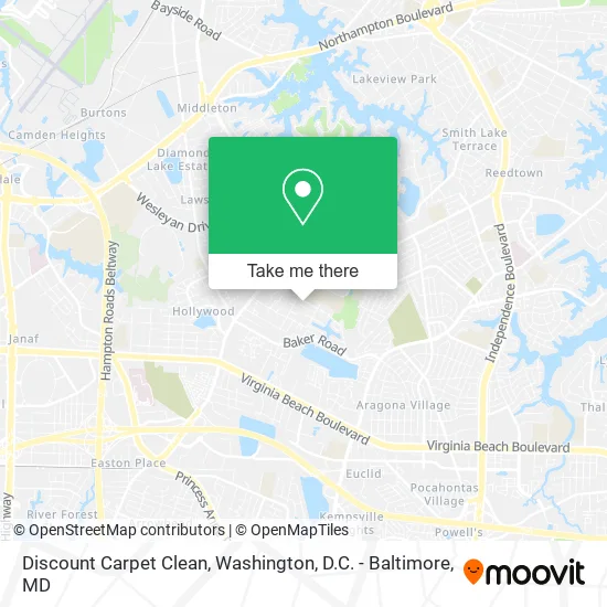 Discount Carpet Clean map