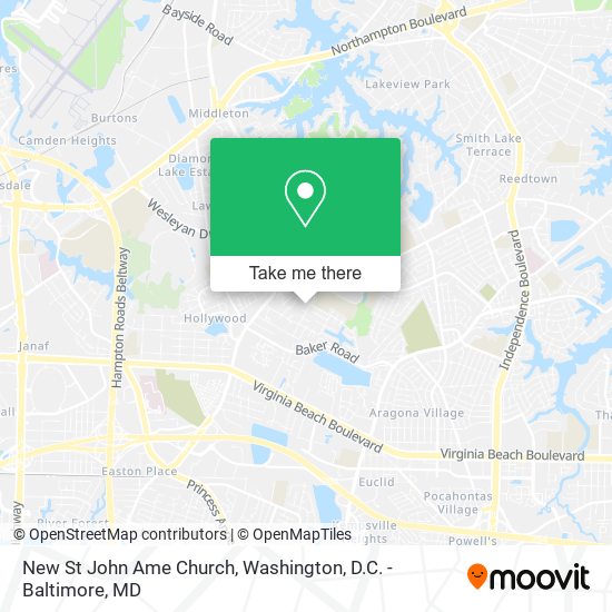Mapa de New St John Ame Church