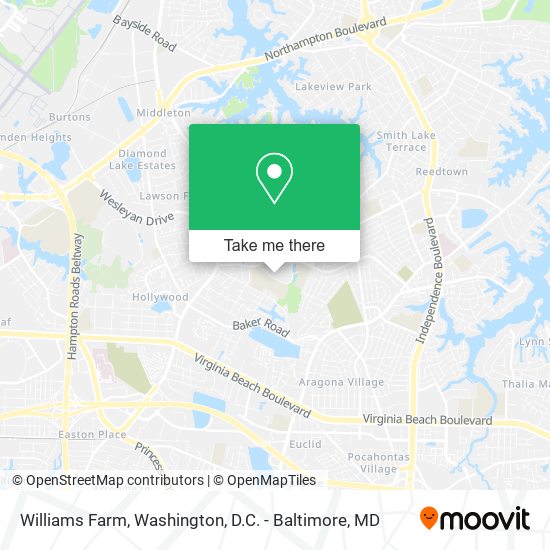 Williams Farm map