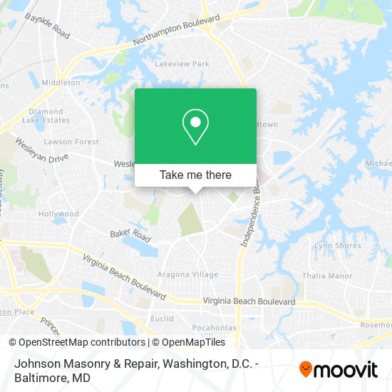 Mapa de Johnson Masonry & Repair