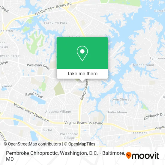 Pembroke Chiropractic map