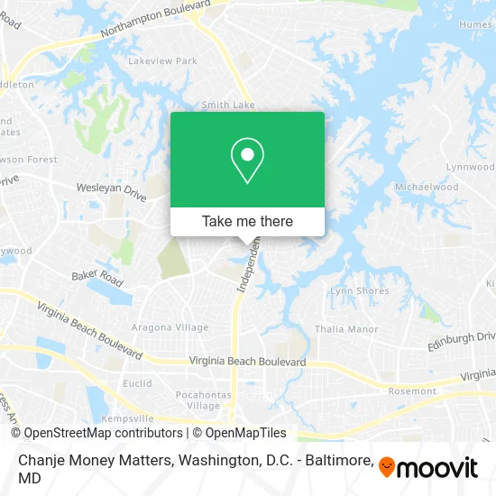 Chanje Money Matters map