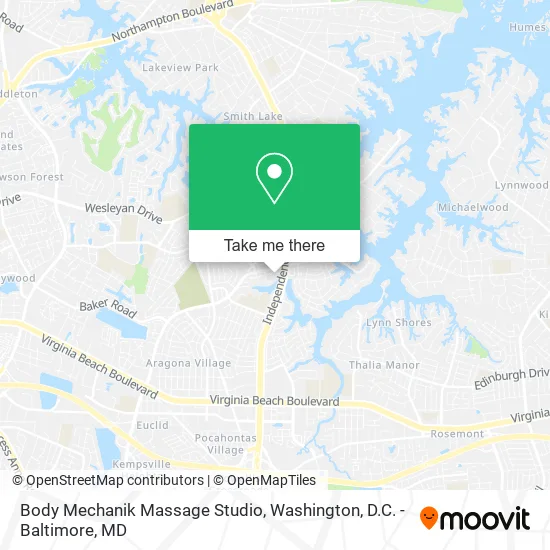 Body Mechanik Massage Studio map