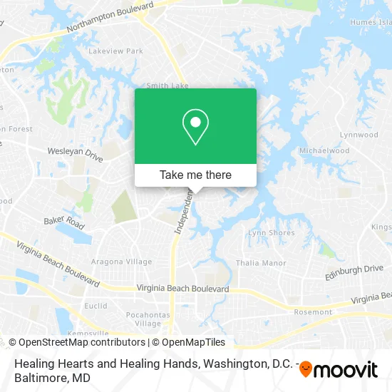 Mapa de Healing Hearts and Healing Hands