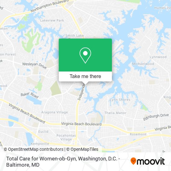 Total Care for Women-ob-Gyn map