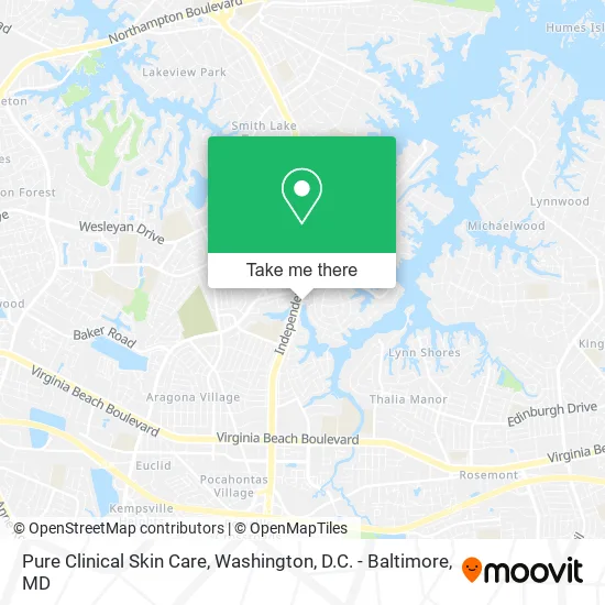 Pure Clinical Skin Care map