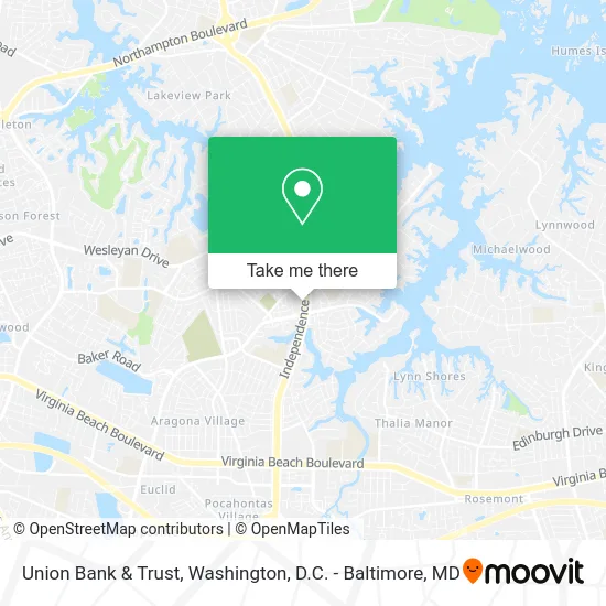 Union Bank & Trust map