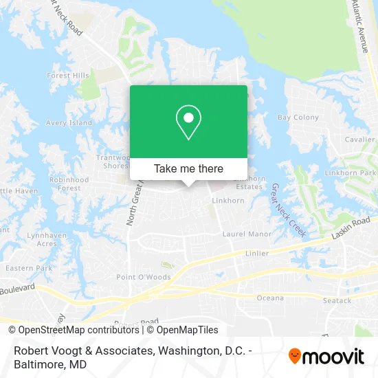 Robert Voogt & Associates map