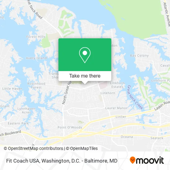 Mapa de Fit Coach USA