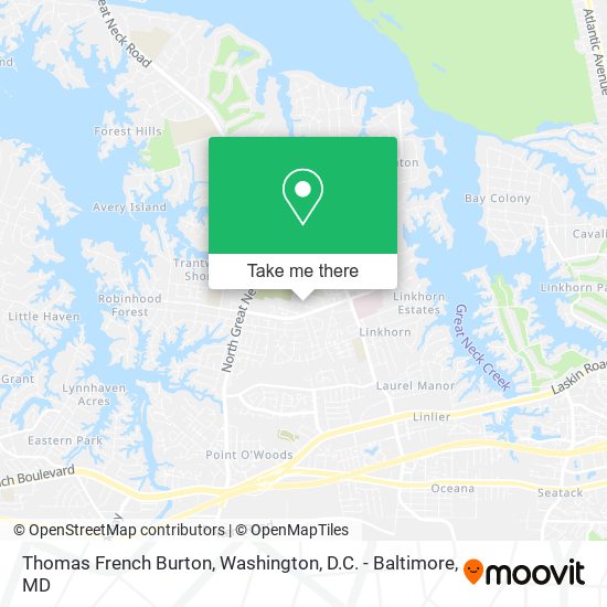 Mapa de Thomas French Burton