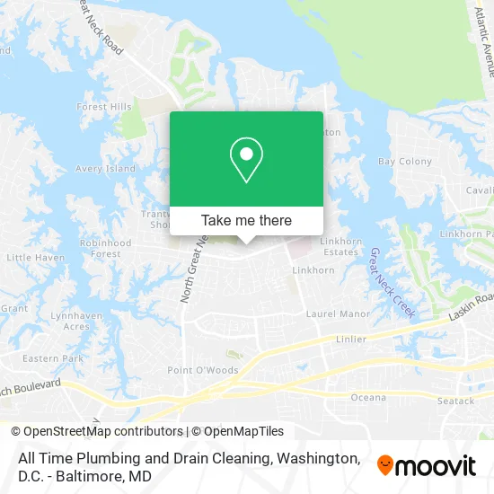 Mapa de All Time Plumbing and Drain Cleaning